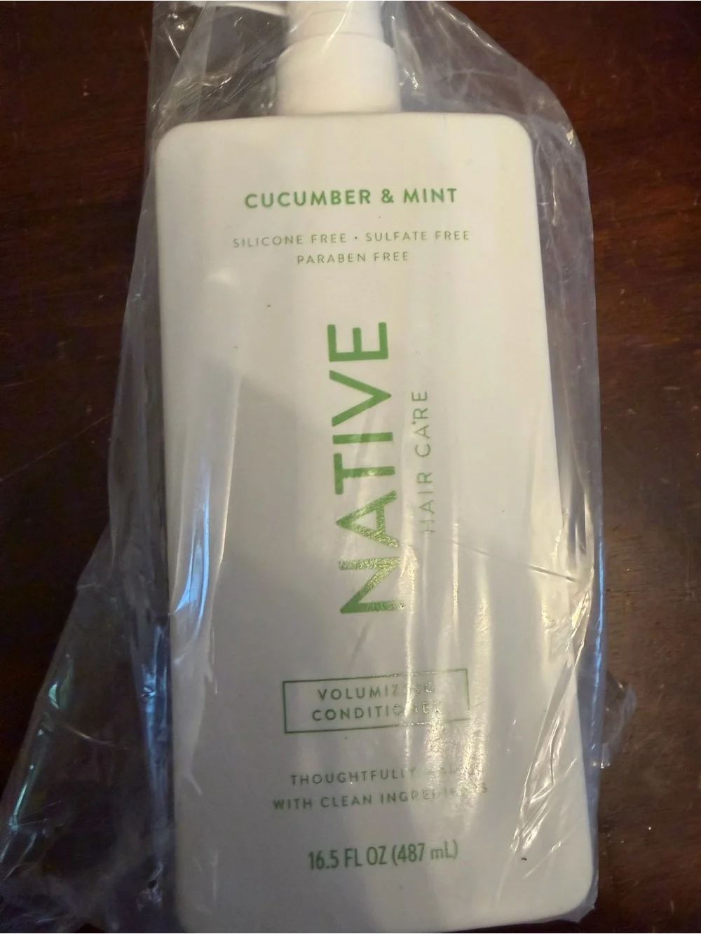 Native Cucumber & Mint Volumizing Shampoo  and conditioner